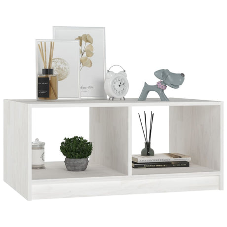 Coffee Table 75X50X33.5 Cm Solid Pinewood