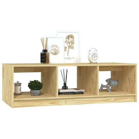 Coffee Table 110X50X34 Cm Solid Pinewood