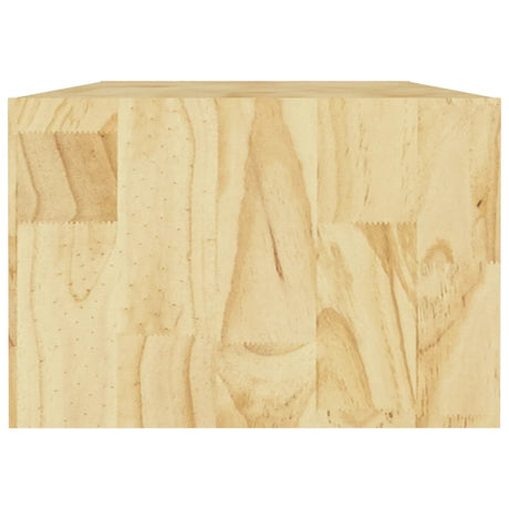 Coffee Table 110X50X34 Cm Solid Pinewood
