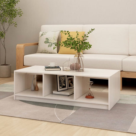 Coffee Table 110X50X34 Cm Solid Pinewood