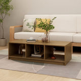 Coffee Table 110X50X34 Cm Solid Pinewood
