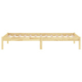 810002 vidaXL Bed Frame without Mattress Solid Wood 90x200 cm