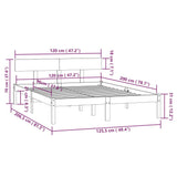 Bed Frame Without Mattress Solid Wood