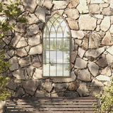 Garden Mirror Iron For Outdoor Use