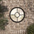 Garden Mirror Iron Round For Outdoor Use