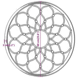 Garden Mirror Iron Round For Outdoor Use