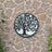 Garden Mirror Iron Round For Outdoor Use