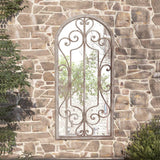 Garden Mirror Iron For Outdoor Use