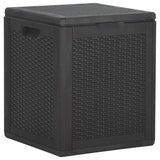 Garden Storage Box 90L Pp Wood Look