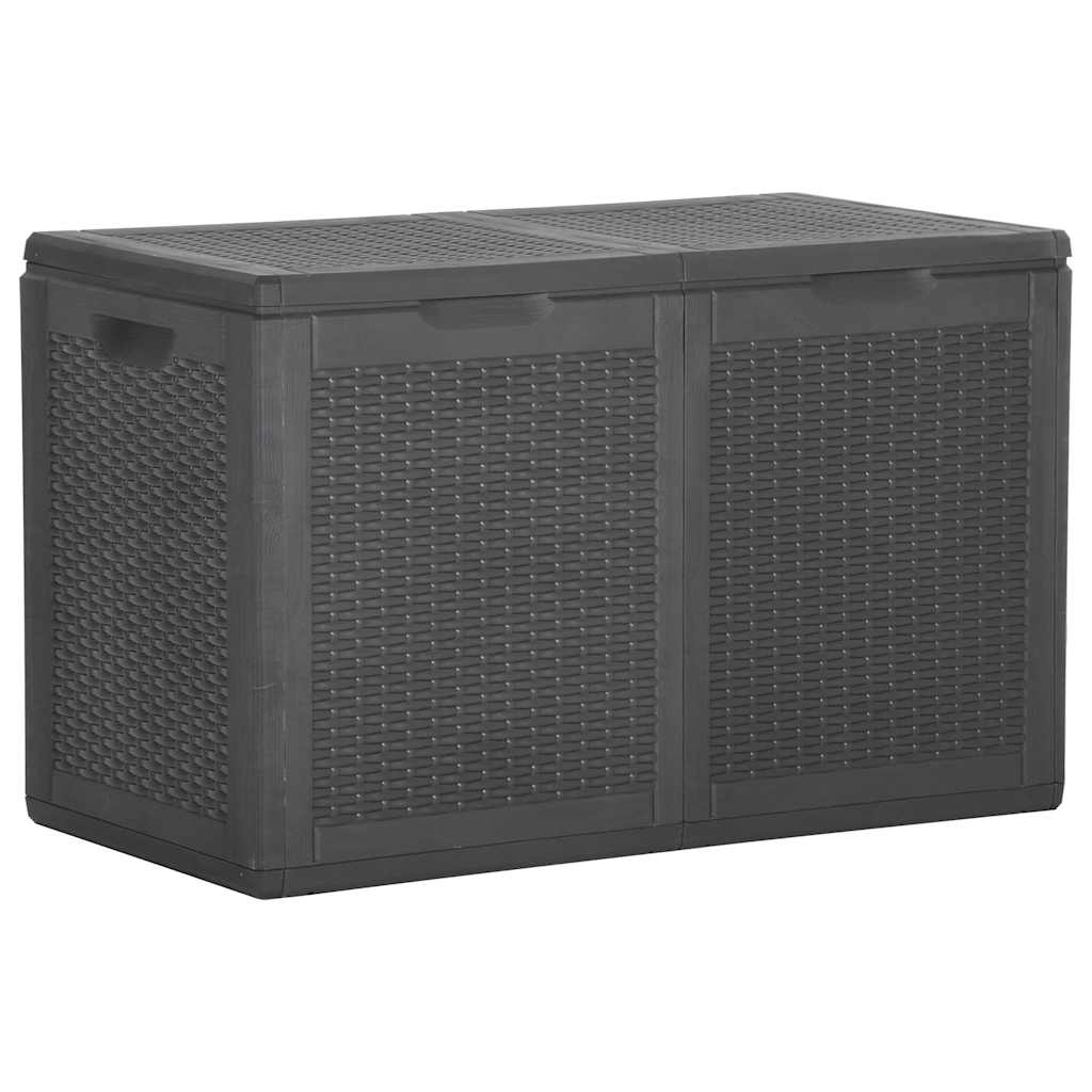 Garden Storage Box 90L Pp Wood Look