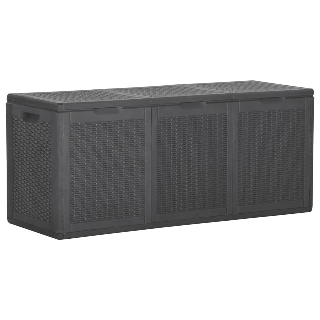 Garden Storage Box 90L Pp Wood Look