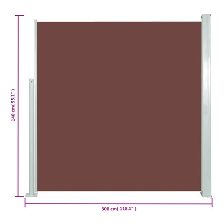 Patio Retractable Side Awning