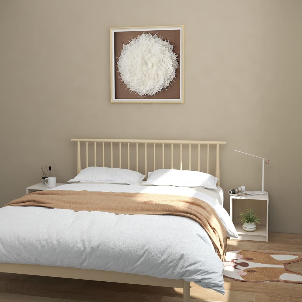 Bedside Cabinets 2 Pcs 35.5X33.5X41.5 Cm Solid Pinewood
