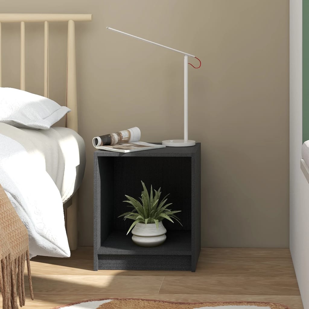 Bedside Cabinets 2 Pcs 35.5X33.5X41.5 Cm Solid Pinewood