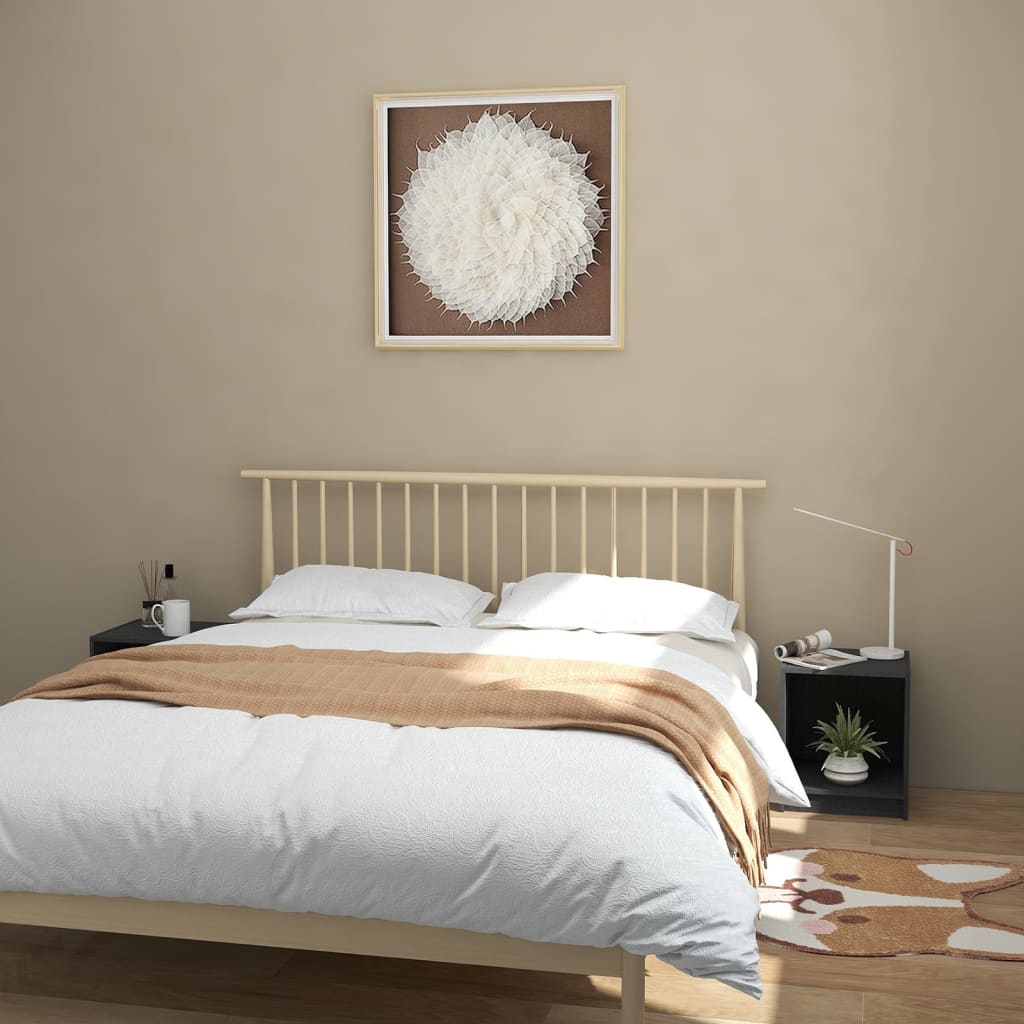 Bedside Cabinets 2 Pcs 35.5X33.5X41.5 Cm Solid Pinewood