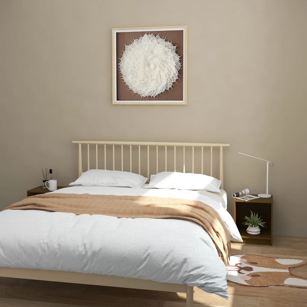 Bedside Cabinets 2 Pcs 35.5X33.5X41.5 Cm Solid Pinewood