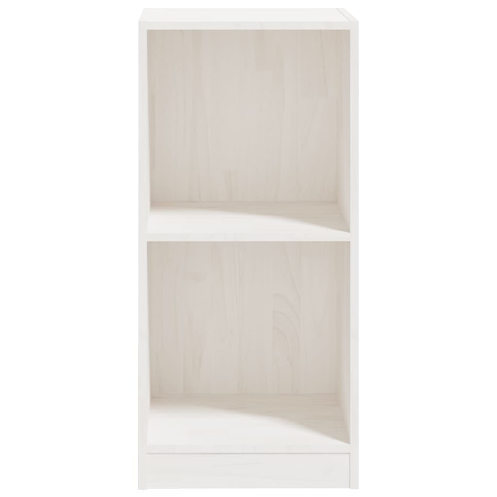 Side Cabinet 35.5X33.5X76 Cm Solid Pinewood