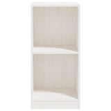 Side Cabinet 35.5X33.5X76 Cm Solid Pinewood