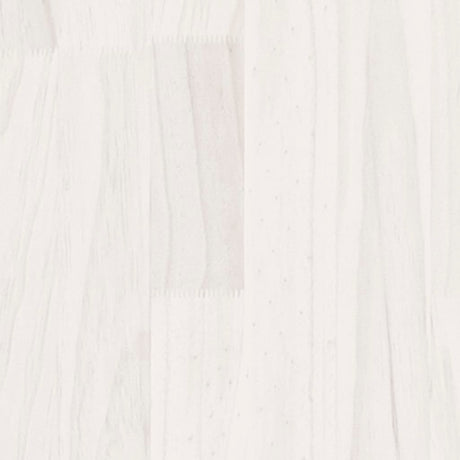Side Cabinet 35.5X33.5X76 Cm Solid Pinewood