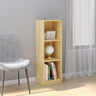 Book Cabinet/Room Divider 36X33X110 Cm Solid Pinewood