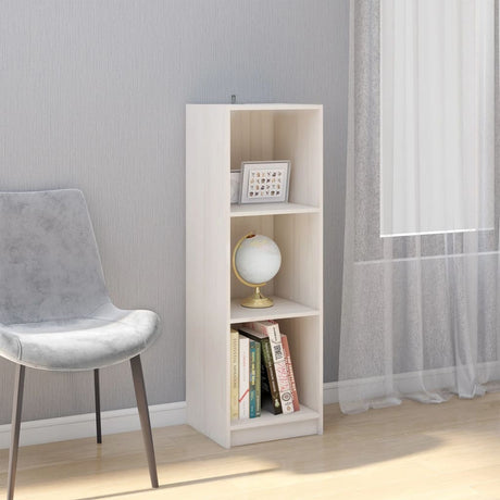 Book Cabinet/Room Divider 36X33X110 Cm Solid Pinewood
