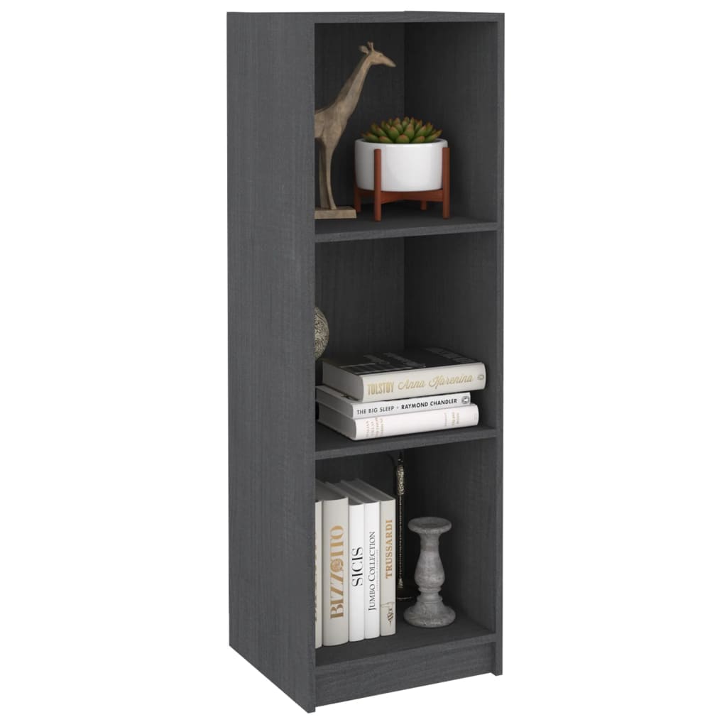 Book Cabinet/Room Divider 36X33X110 Cm Solid Pinewood