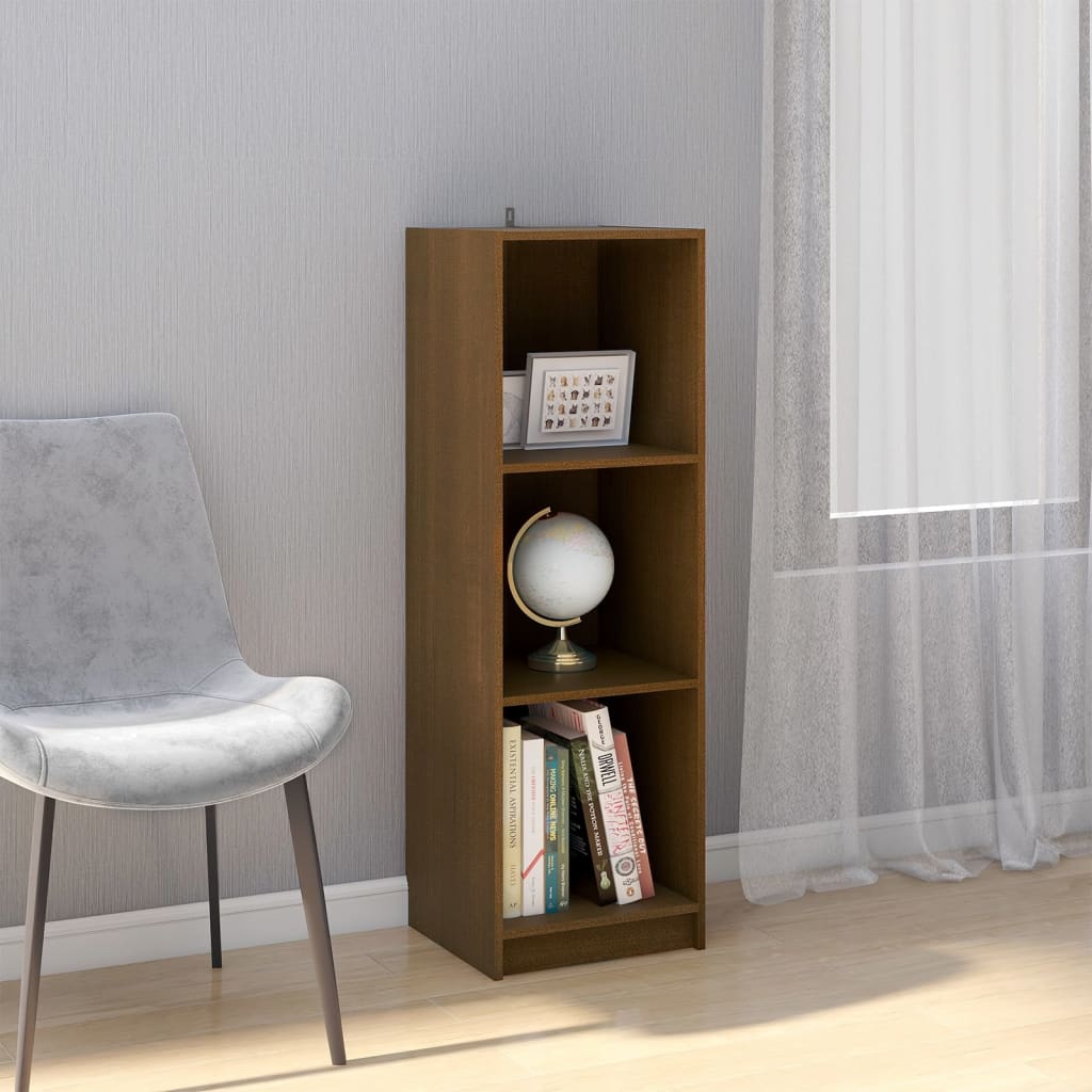 Book Cabinet/Room Divider 36X33X110 Cm Solid Pinewood