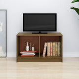 Tv Cabinet 70X33X42 Cm Solid Pinewood