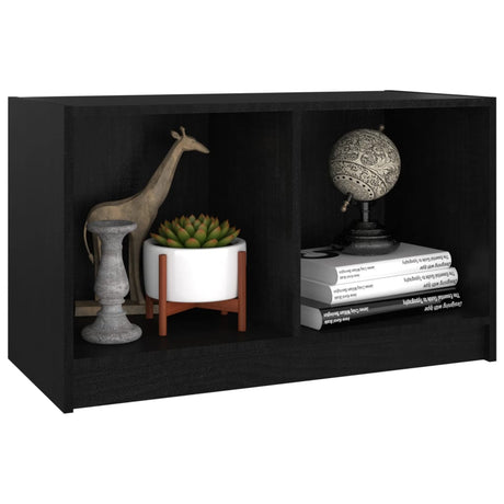 Tv Cabinet 70X33X42 Cm Solid Pinewood