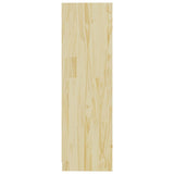 Book Cabinet 70X33X110 Cm Solid Pinewood