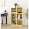 Book Cabinet 70X33X110 Cm Solid Pinewood