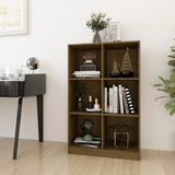 Book Cabinet 70X33X110 Cm Solid Pinewood