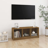 Tv Cabinet 104X33X41 Cm Solid Pinewood