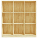 Book Cabinet/Room Divider 104X33.5X110 Cm Solid Pinewood