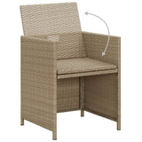3 Piece Garden Dining Set With Cushions