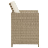 3 Piece Garden Dining Set With Cushions