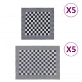 50 Piece Towel Set Cotton