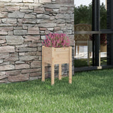 Garden Planter 40X40X70 Cm Solid Pinewood