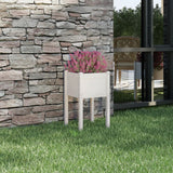 Garden Planter 40X40X70 Cm Solid Pinewood