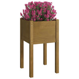 Garden Planter 40X40X70 Cm Solid Pinewood