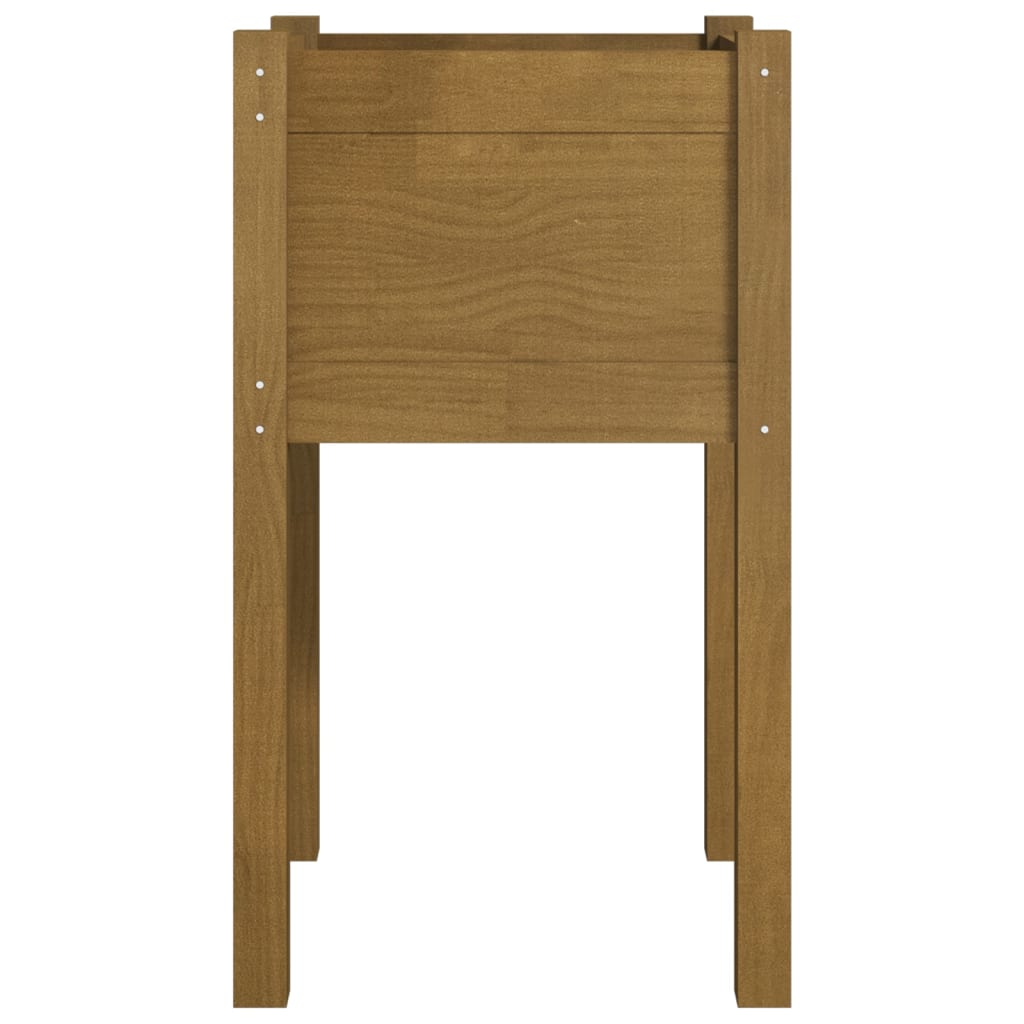 Garden Planter 40X40X70 Cm Solid Pinewood