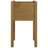 Garden Planter 40X40X70 Cm Solid Pinewood