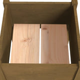 Garden Planter 40X40X70 Cm Solid Pinewood