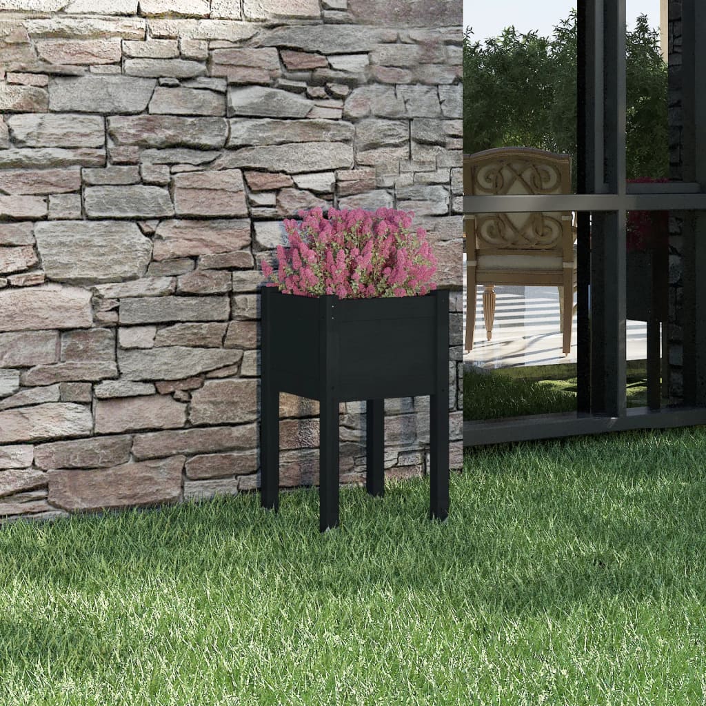Garden Planter 40X40X70 Cm Solid Pinewood