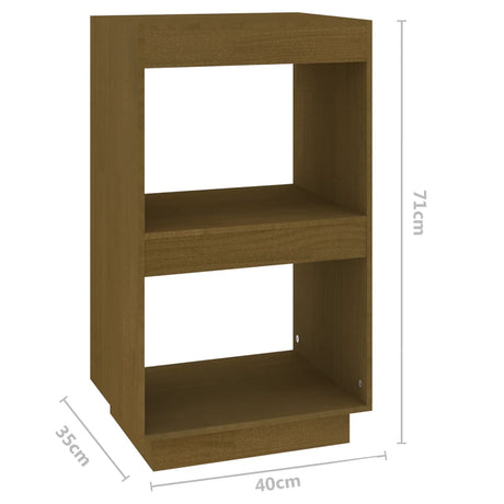 Book Cabine 40X35X Solid Pinewood
