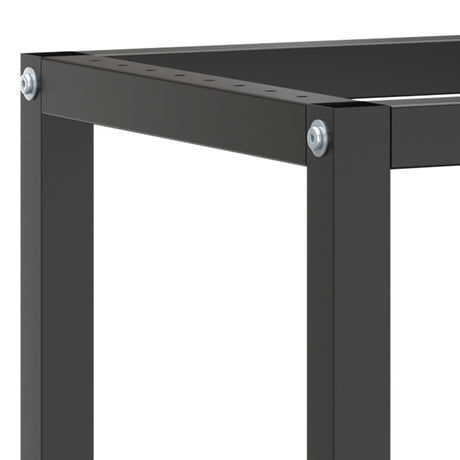 Work Bench Frame Matte Black And Matte Red Metal