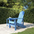 Garden Adirondack Chairs 2 Pcs Hdpe