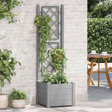 Garden Planter With Trellis Pp