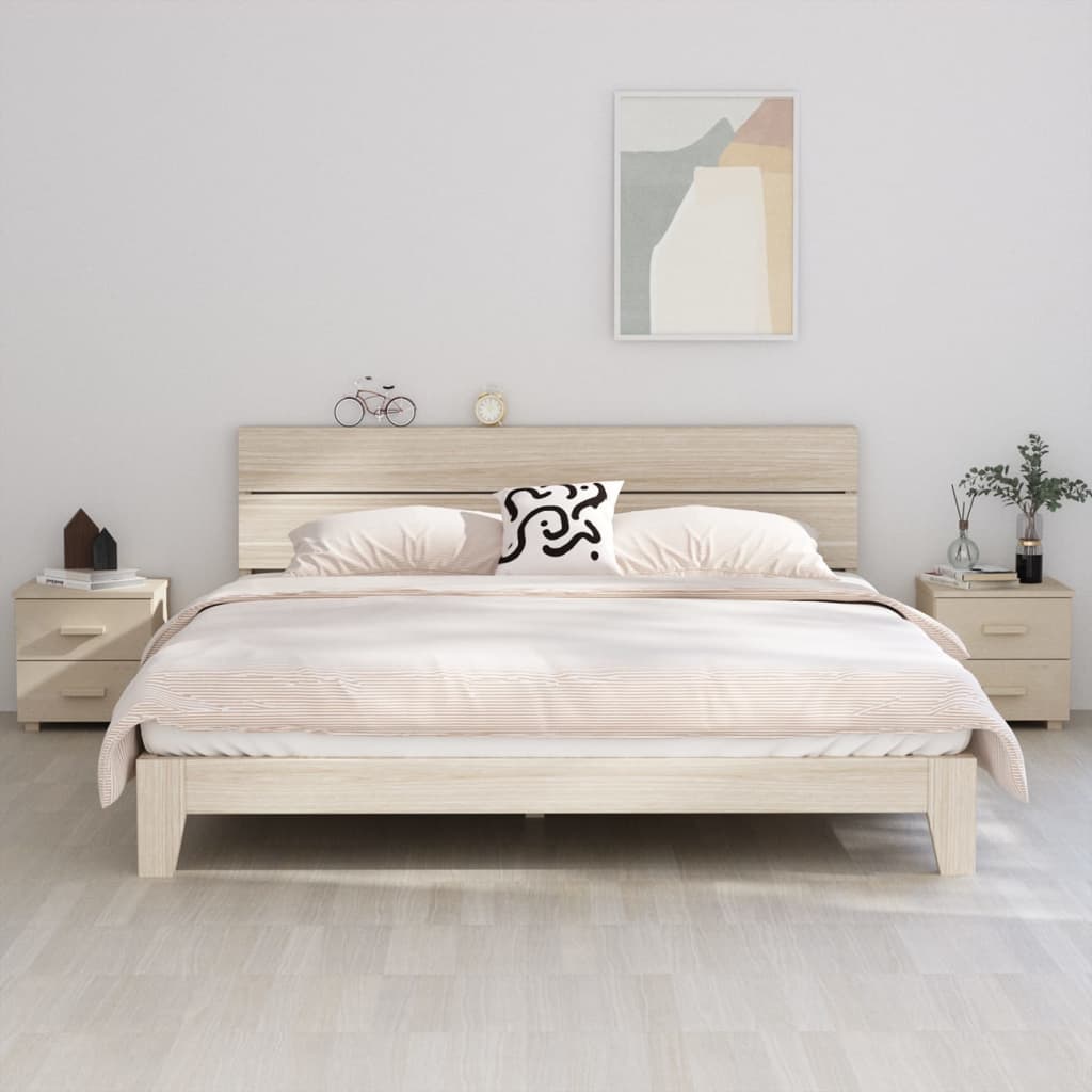 Bedside Cabinets Hamar 2 Pcs 40X35X44.5Cm Solid Wood