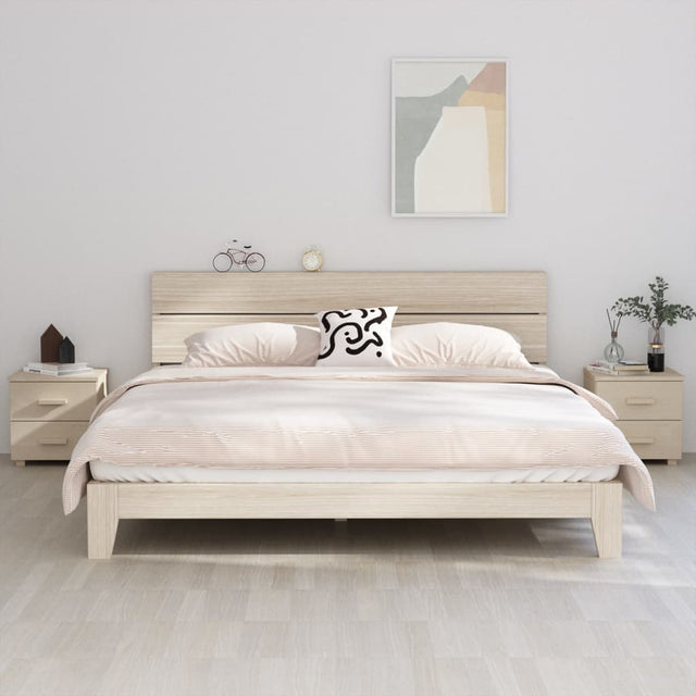 Bedside Cabinets Hamar 2 Pcs 40X35X44.5Cm Solid Wood